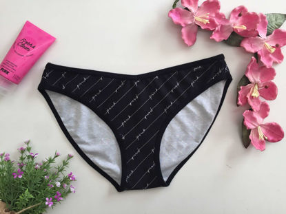 Imagen de PINK Panty Bikini Negro.